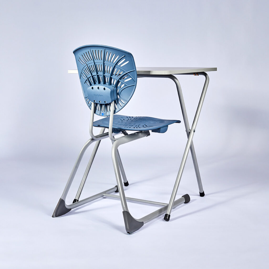 Folding Exam Desk with Chair