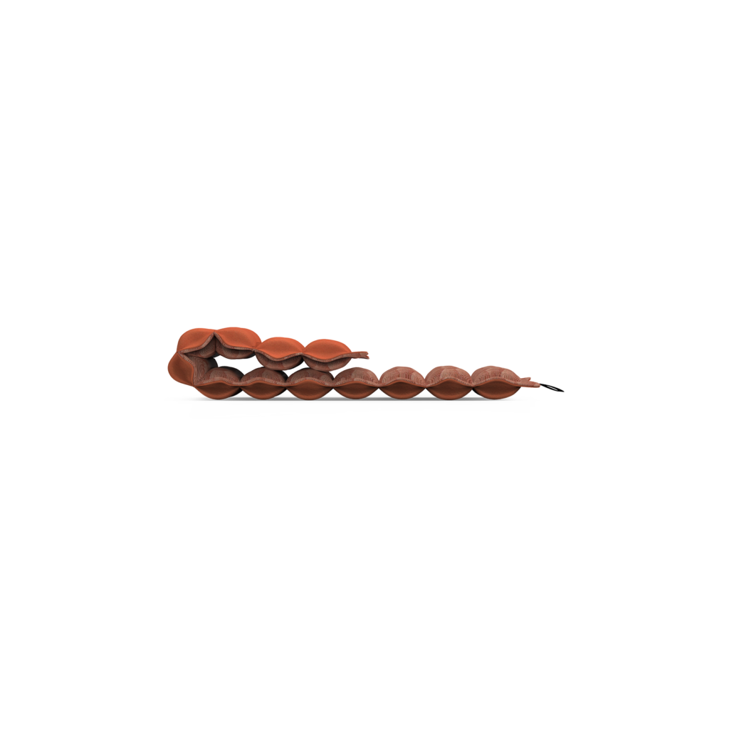 Laylow Raft (Orange, side view)