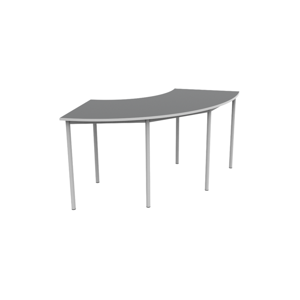 Quarter Circle Table (Silver Vapour)