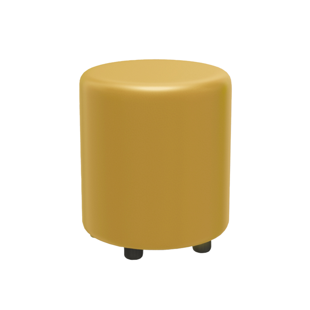 Base Round Ottoman (Yellow)