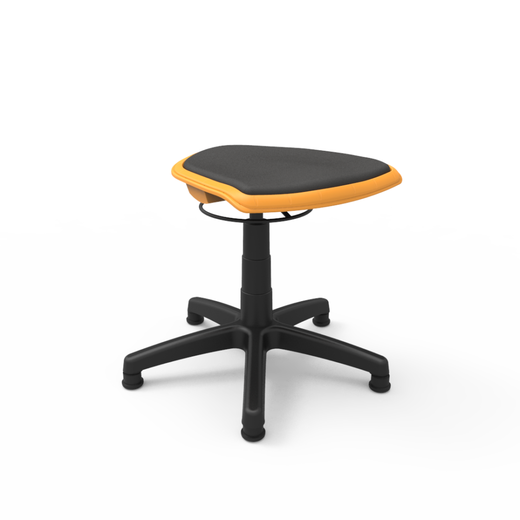 bodyfurn-gas-lift-stool-orange-padded-glides
