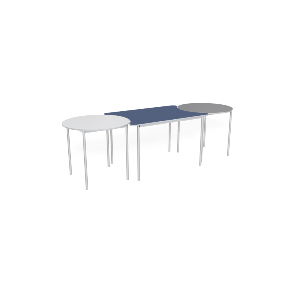 freeville-table-provence-blue-with round tables