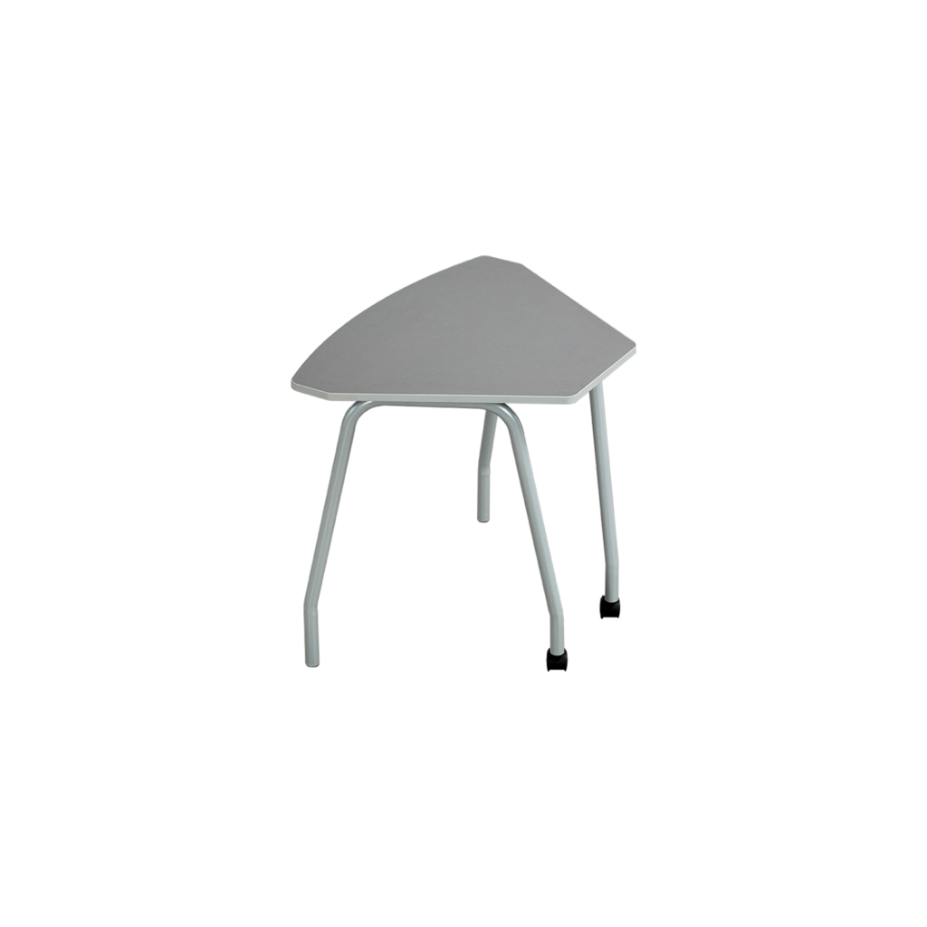 Switch 1 Table – Silver Grey, Side View