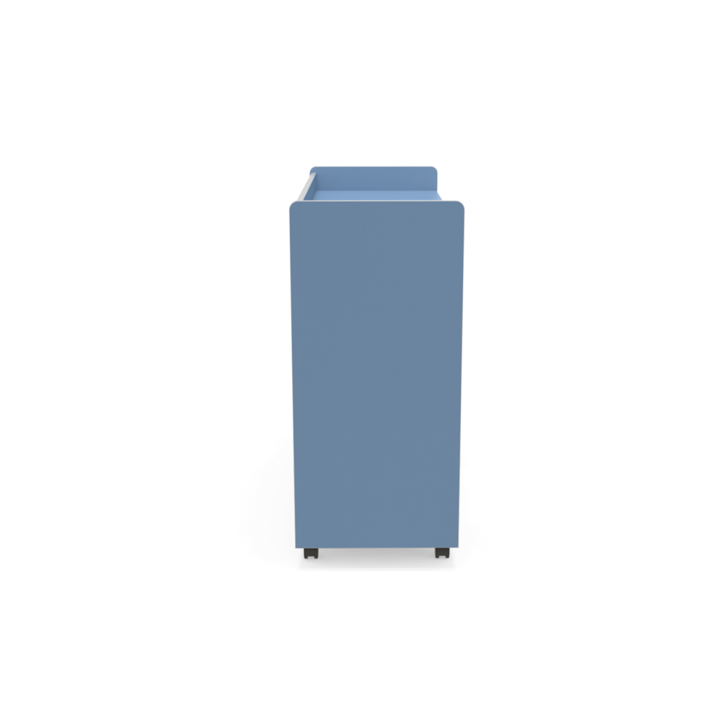 tote-and-centre-shelving-unit-blue-side-profile