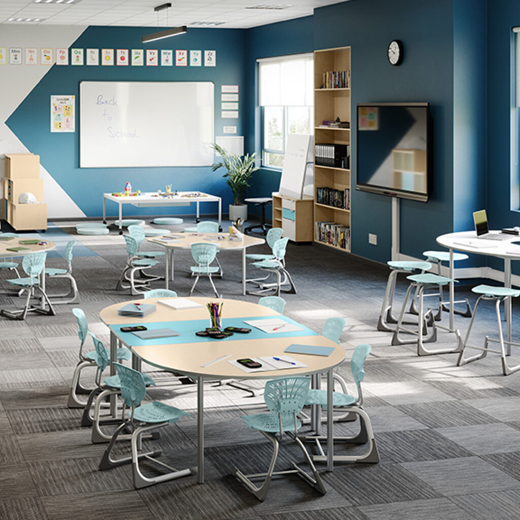 Classroom with Furnware furniture