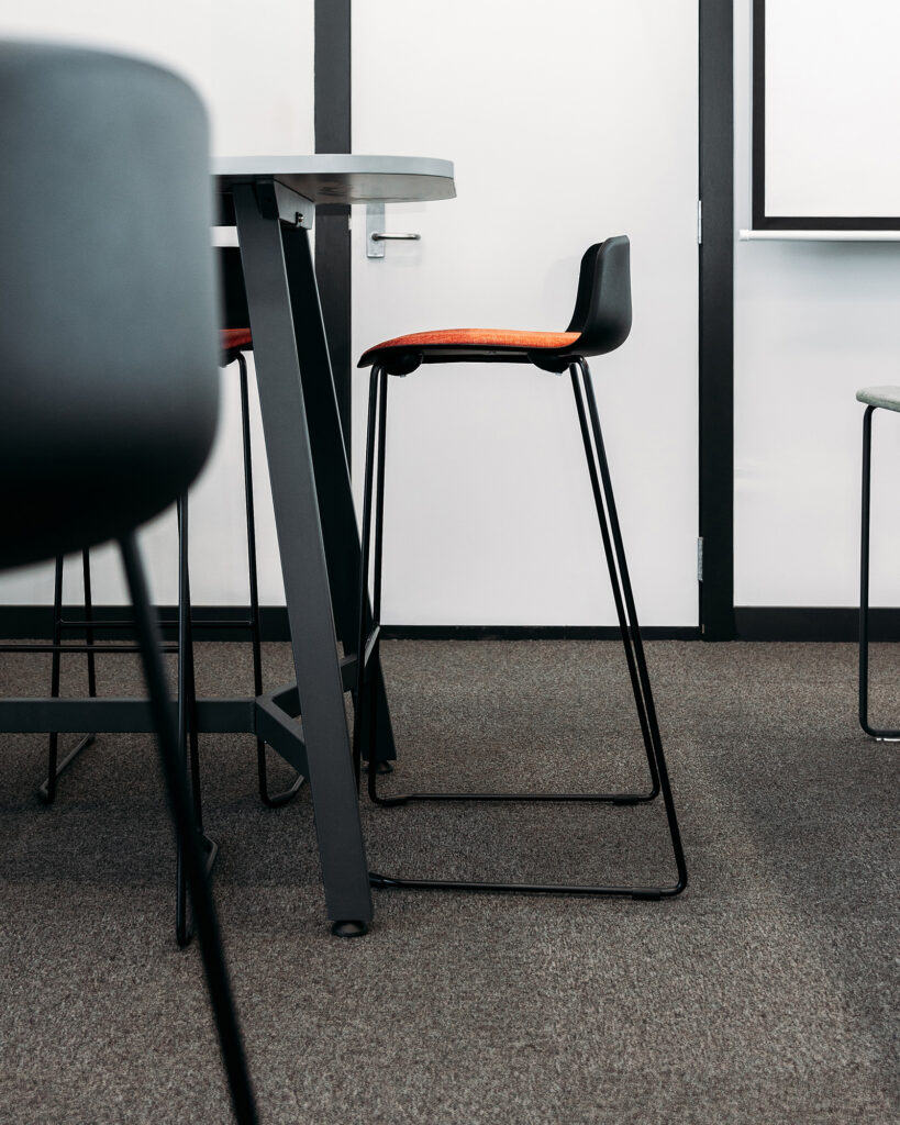 ascend-bar-stool-padded-pumpkin-in-staffroom