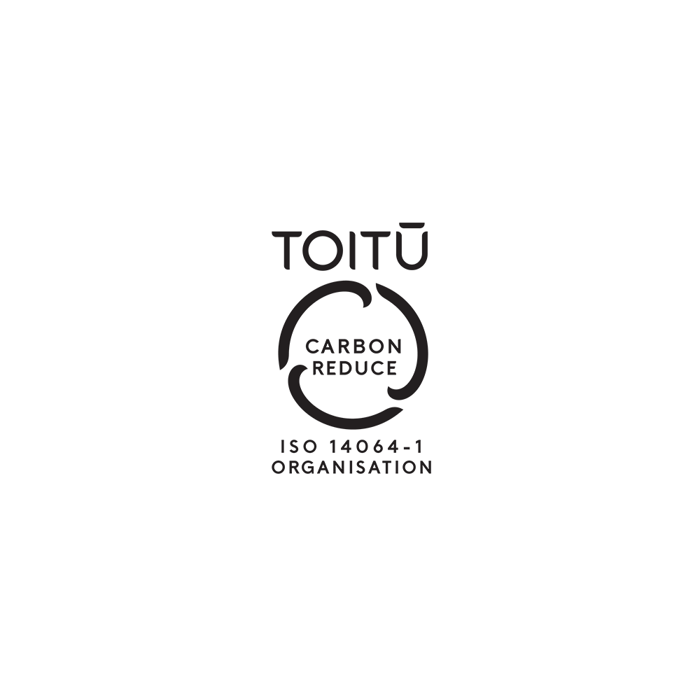 Toitū CarbonReduce ISO 14064-1 organisation certification logo.