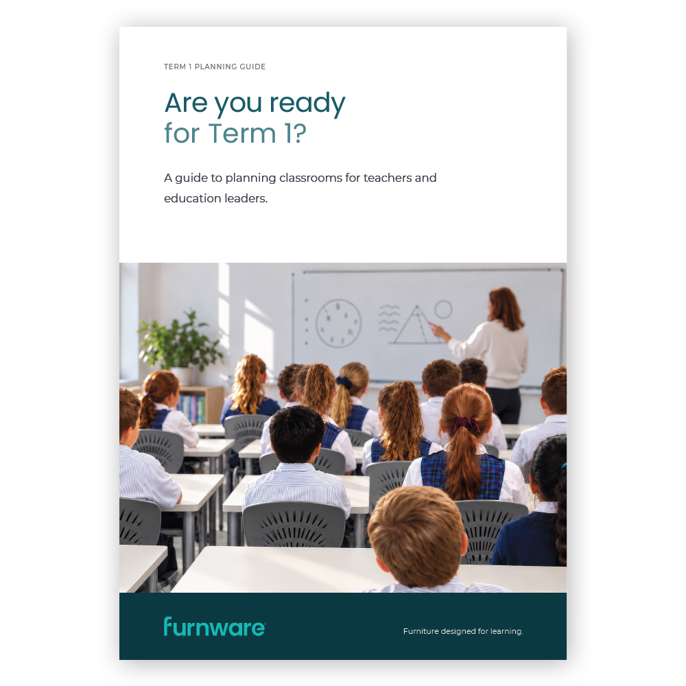 Term 1 planning guide cover: Are you ready for Term 1? A guide to planning classrooms for teachers and education leaders.